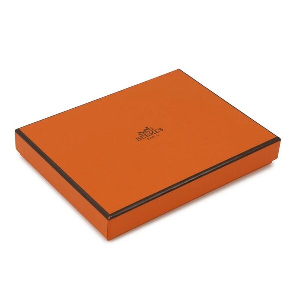 HERMES Bean compact Box Calf Leather Black - Picture 13 of 13